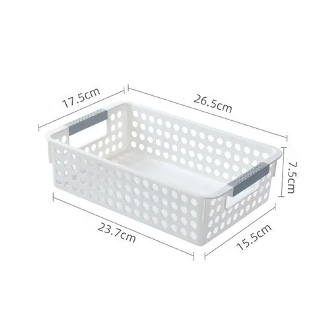 Cesta Organizadora Plástica Multifuncional Hongdec | Para Cocina, Oficina y Hogar 8