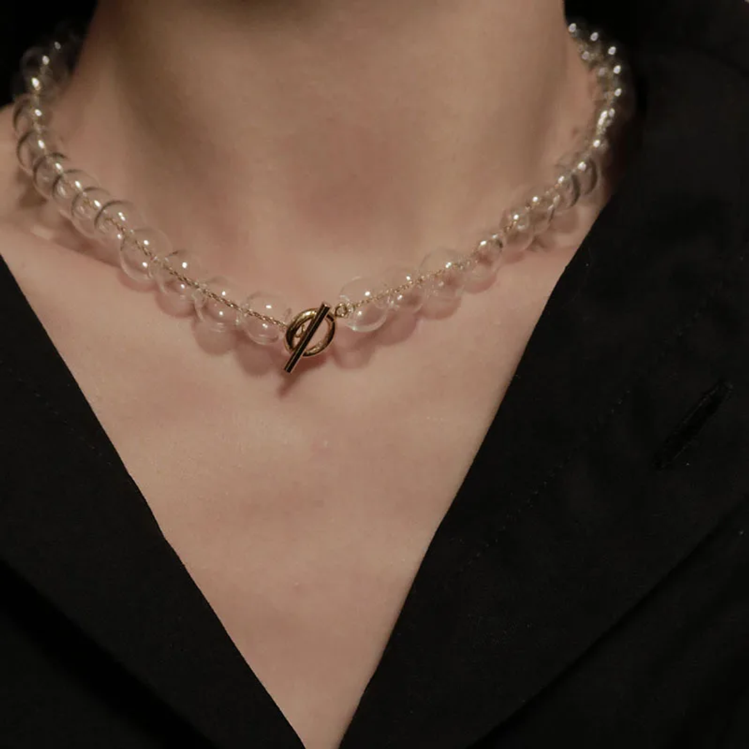 Pendientes de Aro Cristal SUMMERRAIN | Diseño Transparente y Original para Mujer 11