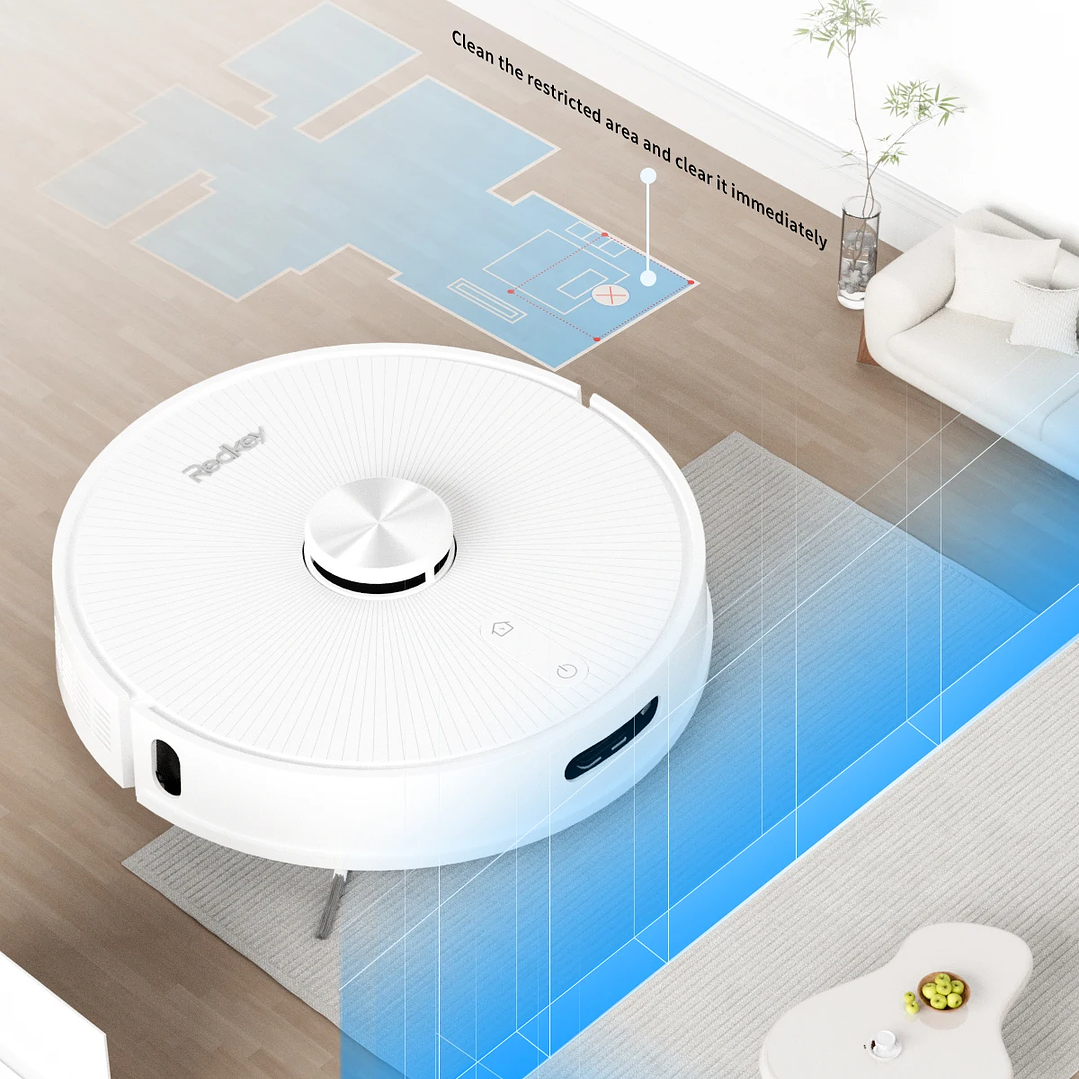 Robot Aspirador Redkey R10 | 2 en 1 con Fregona y Navegación Láser 22