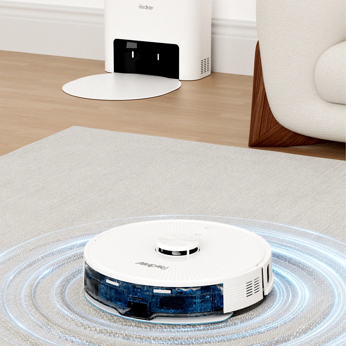 Robot Aspirador Redkey R10 | 2 en 1 con Fregona y Navegación Láser 23