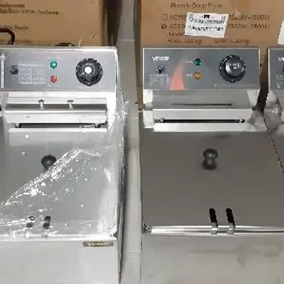 Freidora Eléctrica Doble SucceBuy 12L | 5000W con Control de Temperatura 8