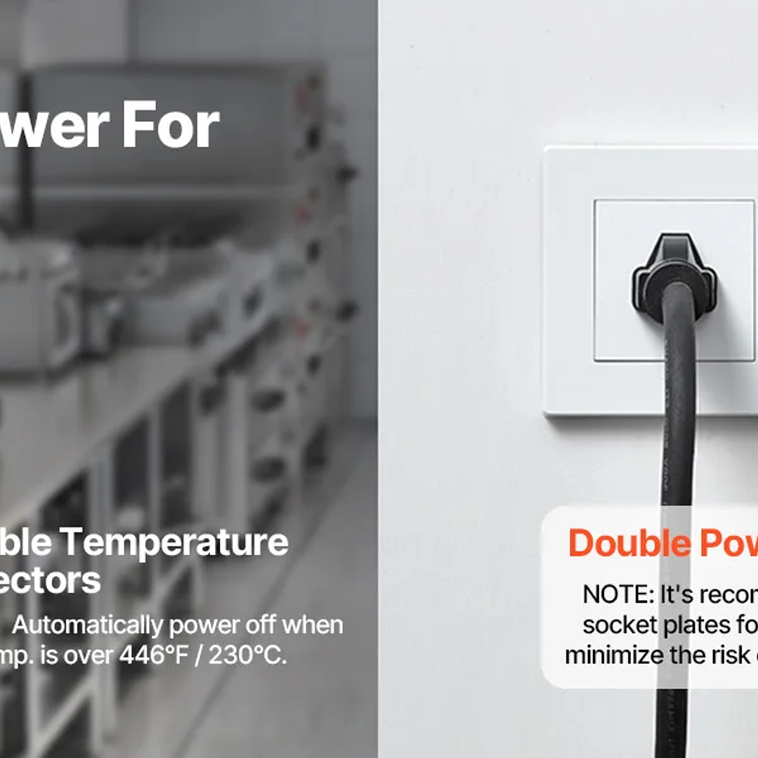 Freidora Eléctrica Doble SucceBuy 12L | 5000W con Control de Temperatura 11