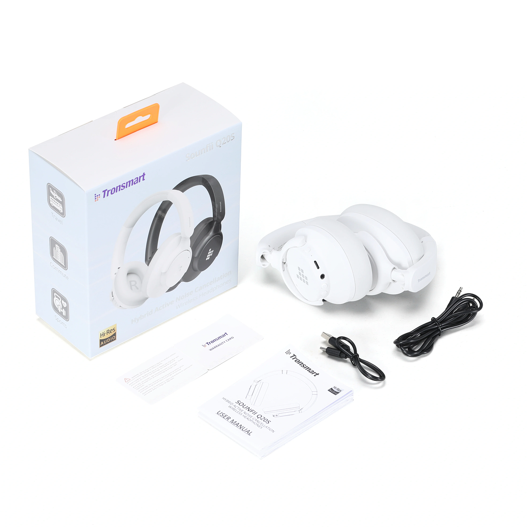 Auriculares Tronsmart Sounfii Q20S | Bluetooth 5.3 con Cancelación de Ruido y 60h de Batería 8