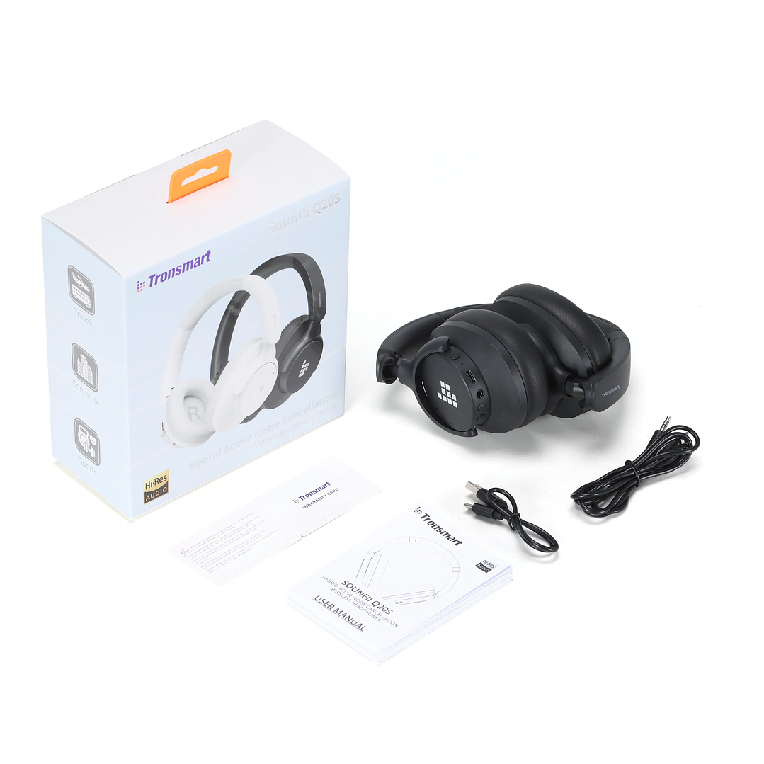 Auriculares Tronsmart Sounfii Q20S | Bluetooth 5.3 con Cancelación de Ruido y 60h de Batería 2