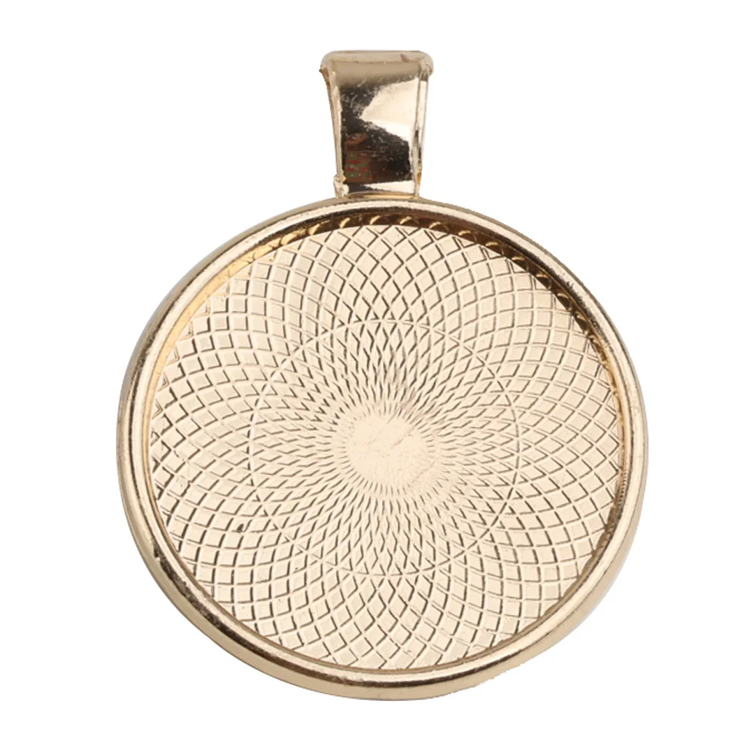 Bases de Camafeo LFPU 25mm | Pack de 10 para Joyería DIY con Cabujón 11