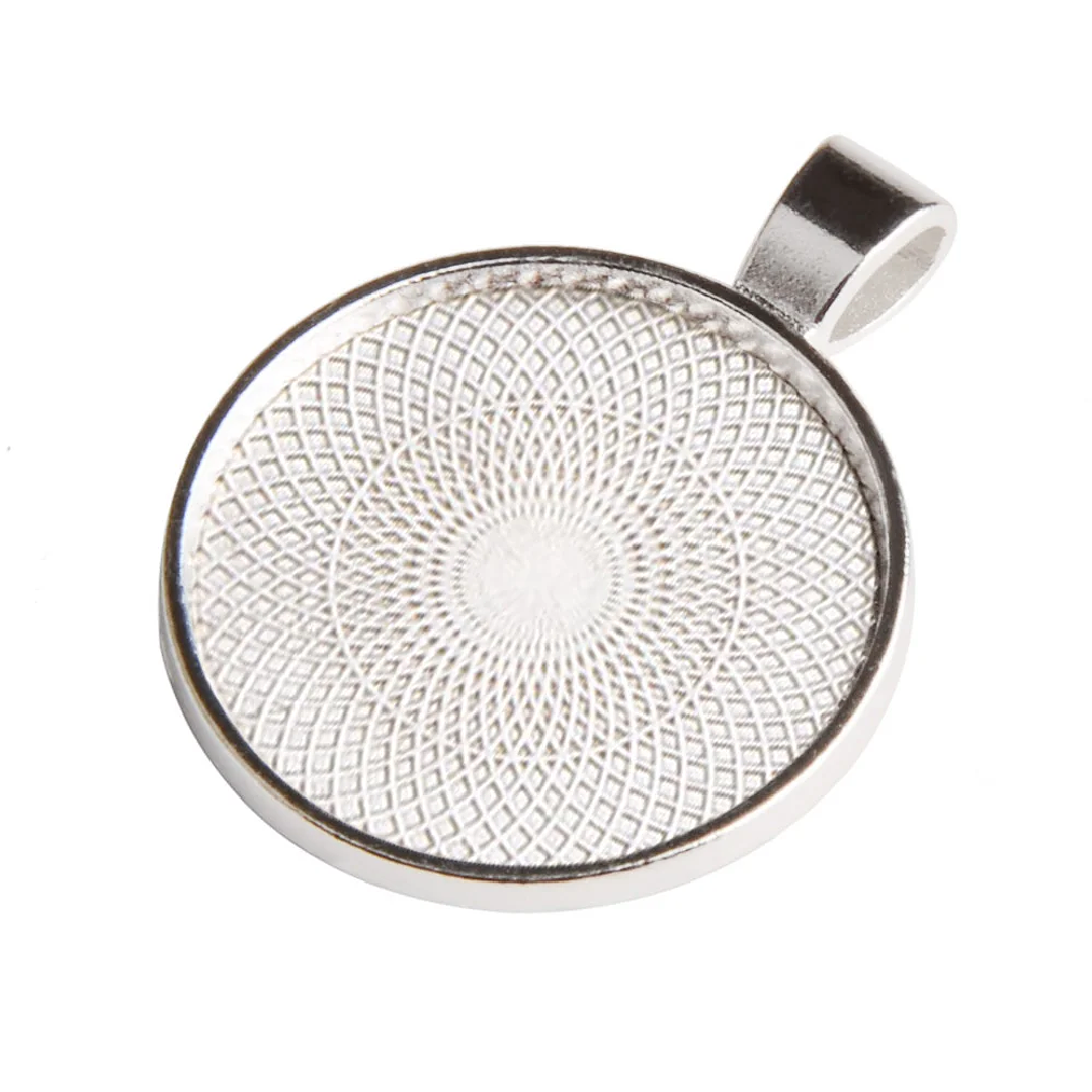 Bases de Camafeo LFPU 25mm | Pack de 10 para Joyería DIY con Cabujón 13