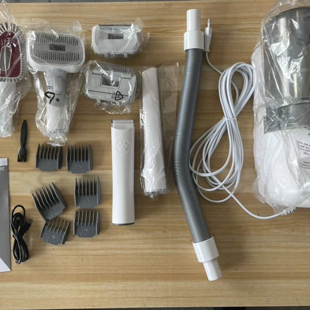 Kit de Peluquería y Aspiración MicroData 2.5L | Para Perros y Gatos con Corte Silencioso 8