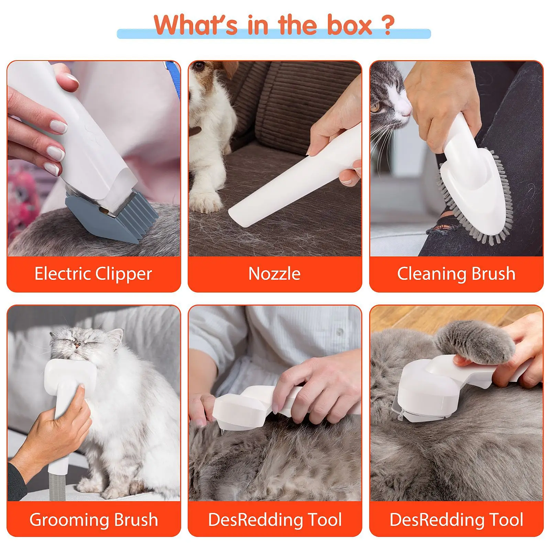 Kit de Peluquería y Aspiración MicroData 2.5L | Para Perros y Gatos con Corte Silencioso 10