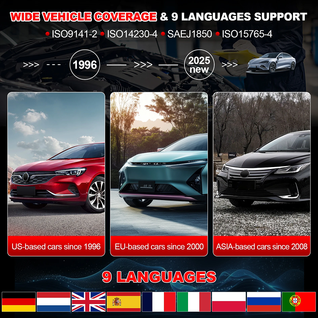 Escáner OBD2 LAUNCH CR300 | Diagnóstico Automotriz Completo con Actualización de por Vida 4