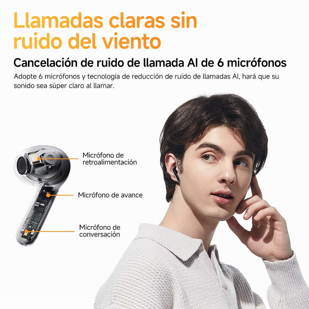 Auriculares QCY HT10 AilyBuds Pro+ | Bluetooth 5.3 con LDAC y Cancelación de Ruido ANC 4