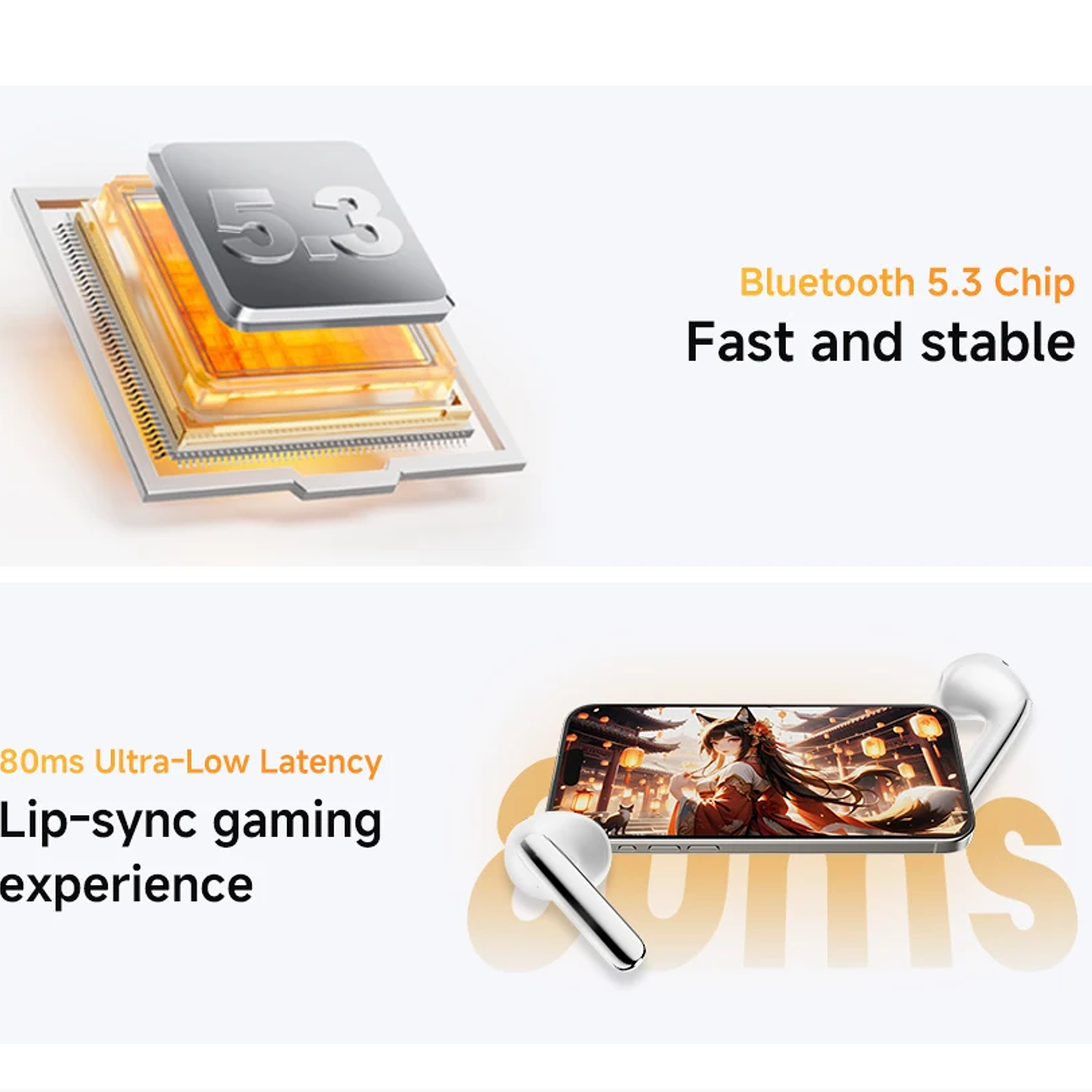 Auriculares QCY HT10 AilyBuds Pro+ | Bluetooth 5.3 con LDAC y Cancelación de Ruido ANC 26