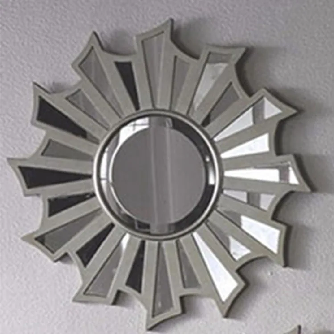 Set de 3 Espejos Decorativos FUDA | Marcos de Madera Diseño Moderno para Pared 3