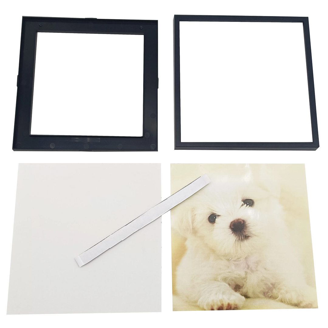 Marco de Fotos ARTMOUNT Bestile | Cuadro Adhesivo Reposicionable Sin Clavos 20x20cm 2