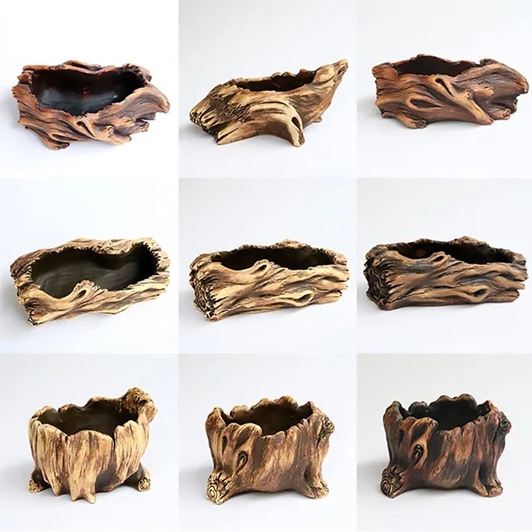 Maceta de Cemento Vintage Aimexn | Diseño Natural para Suculentas y Decoración Moderna 3