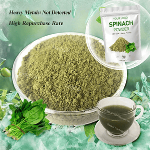 Extracto de Espinaca 30:1 Firbeza | Polvo Orgánico Instantáneo 100% Soluble