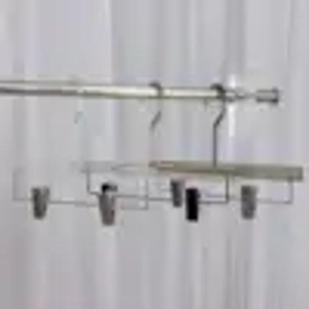 Percha Acrílica Transparente LEILOI | Diseño Mate con Gancho Dorado para Ropa 7