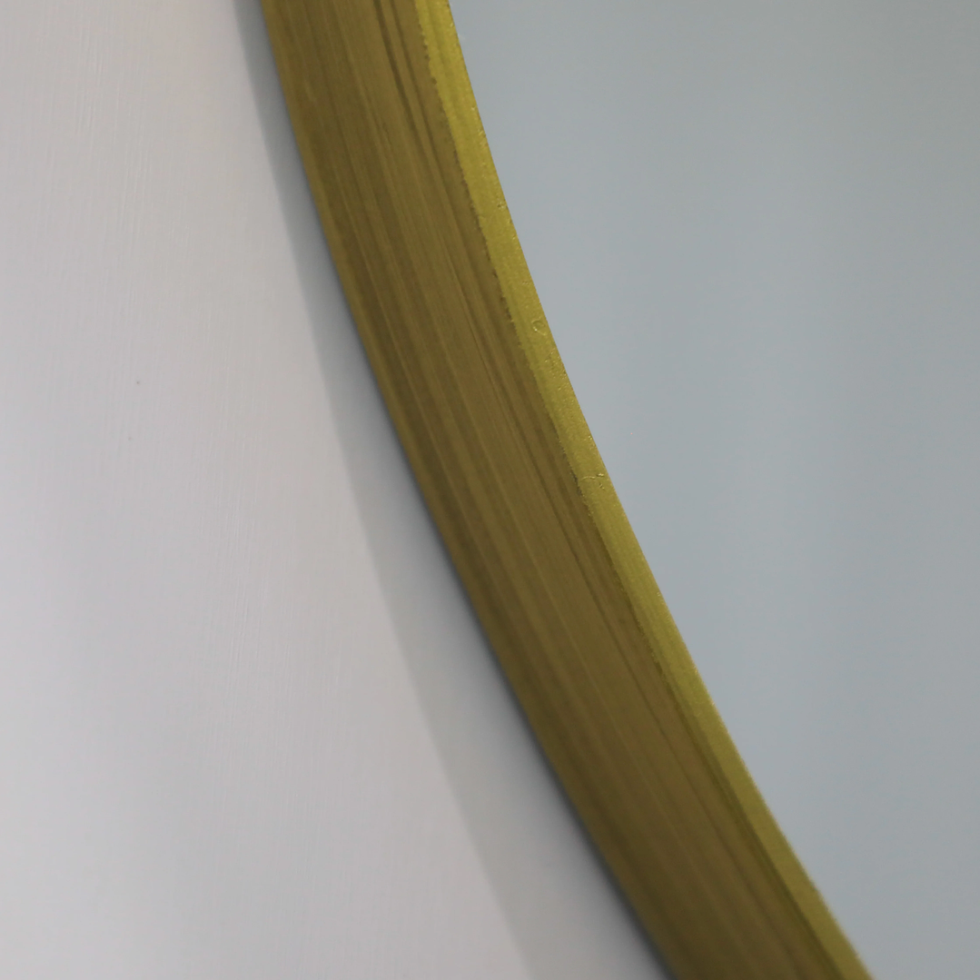 Espejo Decorativo FUDA 28x28cm | Diseño Irregular Dorado para Dormitorio y Hogar Moderno 4