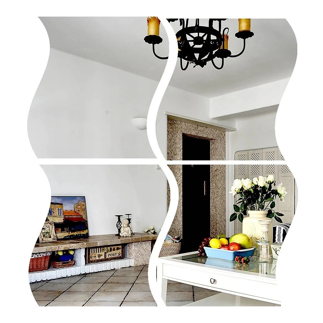 Espejo Decorativo Irregular FUDA 12x10cm | Diseño Contemporáneo para Hogar y Eventos 7