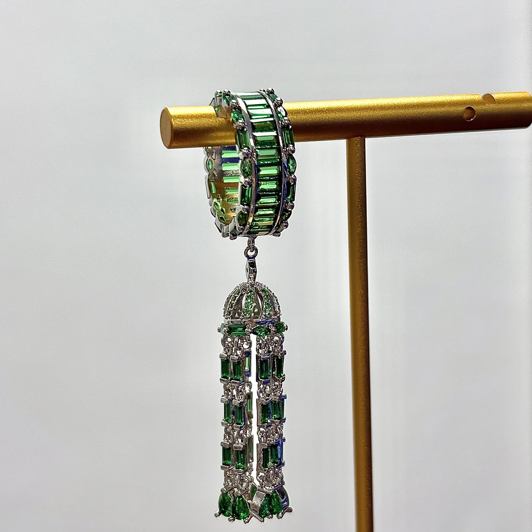 Anillo Bohemio Qoolady con Borla y Circonita | Diseño Chic para Bodas y Fiestas 9