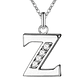 Collar Inicial A-Z SUMENG Plateado | Gargantilla Personalizada Unisex de Moda - Miniatura 15