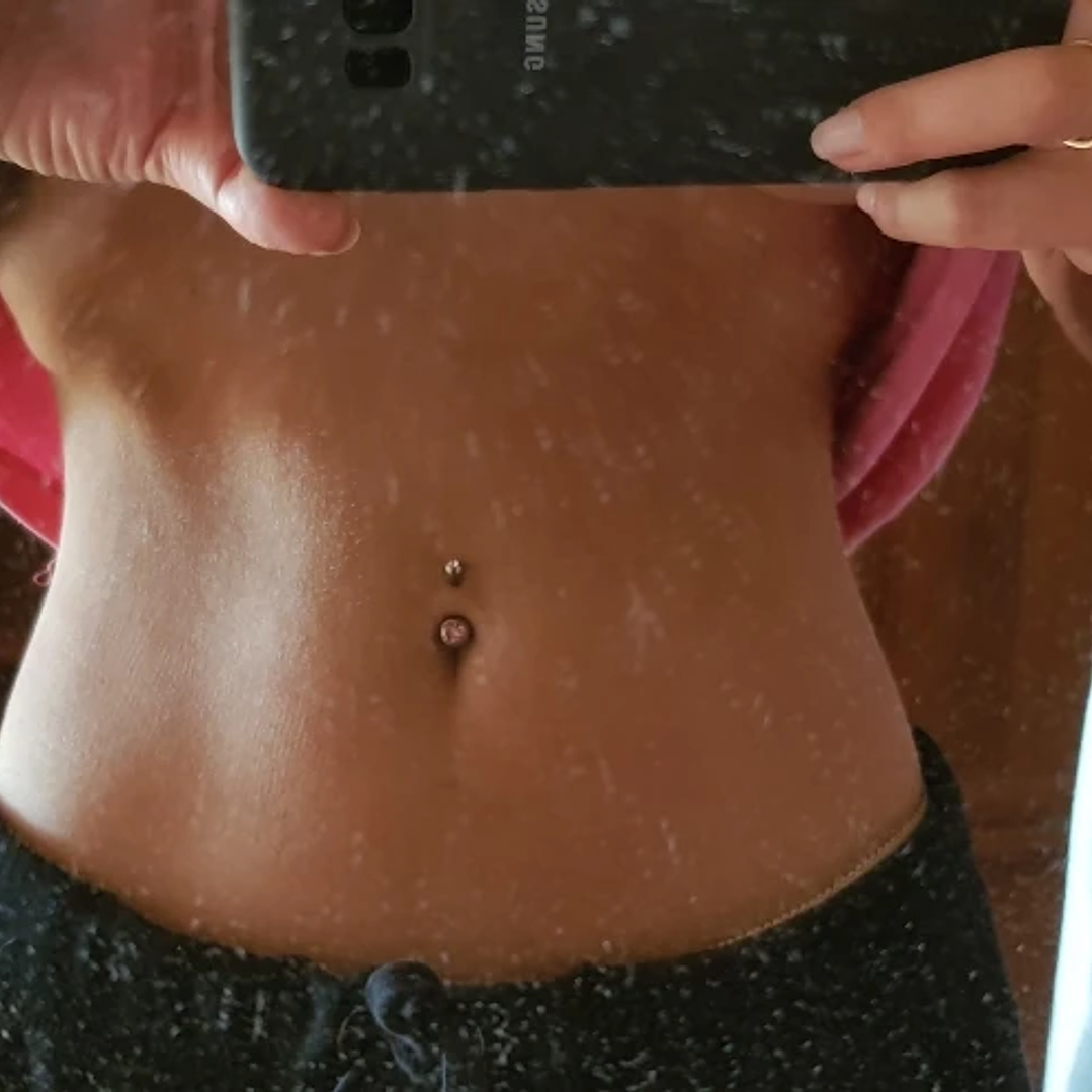 Piercing de Ombligo G23titan | Titanio Médico con Circonita AAA en 15 Colores 4