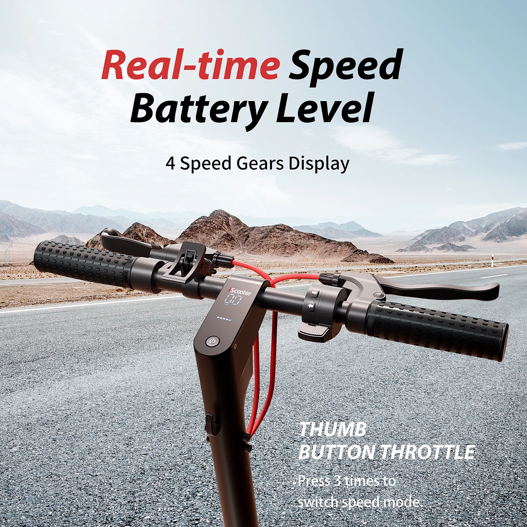 Patinete Eléctrico iScooter W8 | 750W, Suspensión Dual y App Inteligente 4