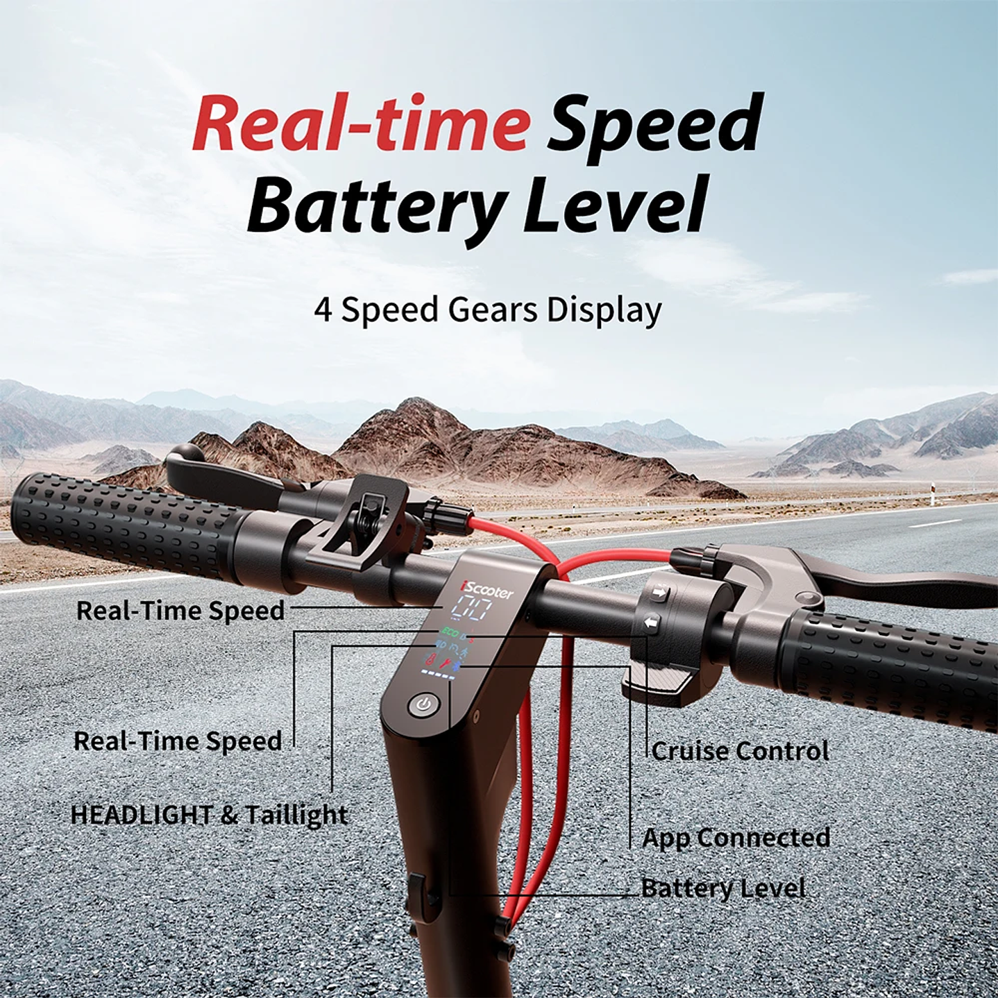 Patinete Eléctrico iScooter W8 | 750W, Suspensión Dual y App Inteligente 8