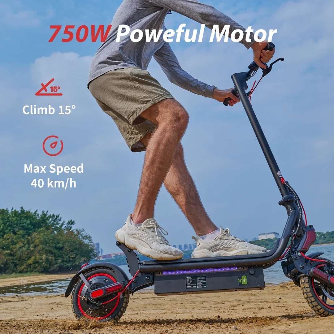 Patinete Eléctrico iScooter W8 | 750W, Suspensión Dual y App Inteligente 10