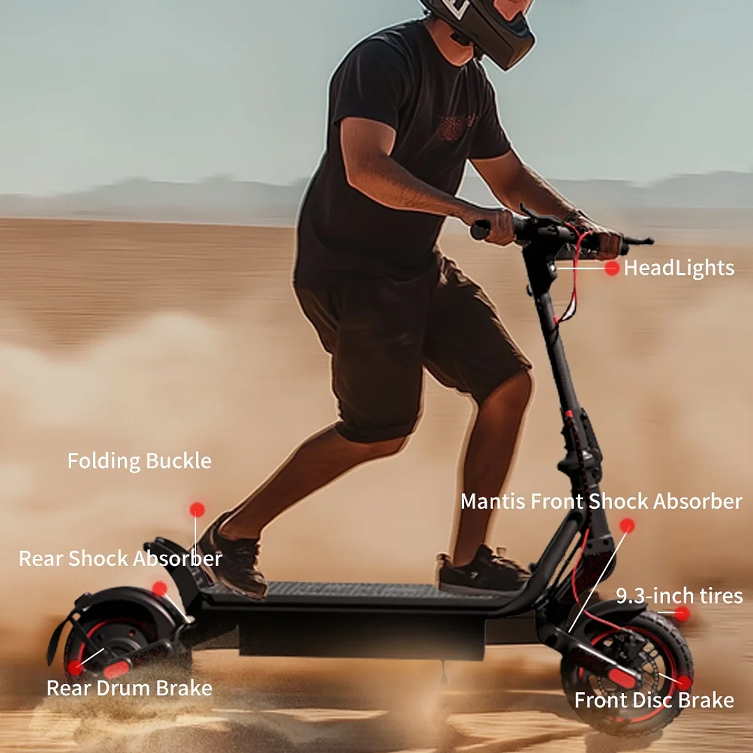 Patinete Eléctrico iScooter W8 | 750W, Suspensión Dual y App Inteligente 11