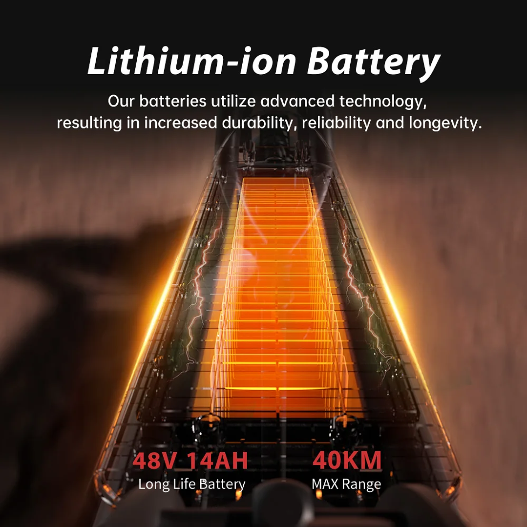 Patinete Eléctrico iScooter W8 | 750W, Suspensión Dual y App Inteligente 12