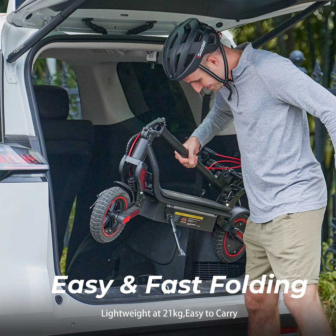 Patinete Eléctrico iScooter W8 | 750W, Suspensión Dual y App Inteligente 14