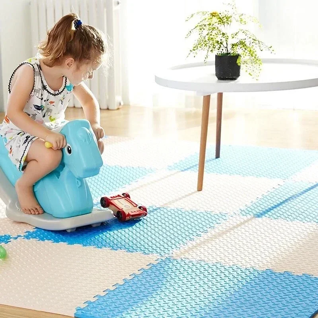 Alfombra de Puzle Infantil 30x30 | Espuma EVA Suave y Antideslizante para Bebés y Niños 2