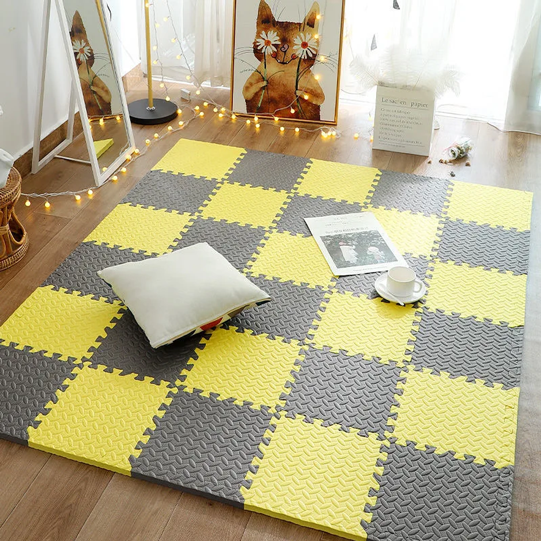 Alfombra de Puzle Infantil 30x30 | Espuma EVA Suave y Antideslizante para Bebés y Niños 7