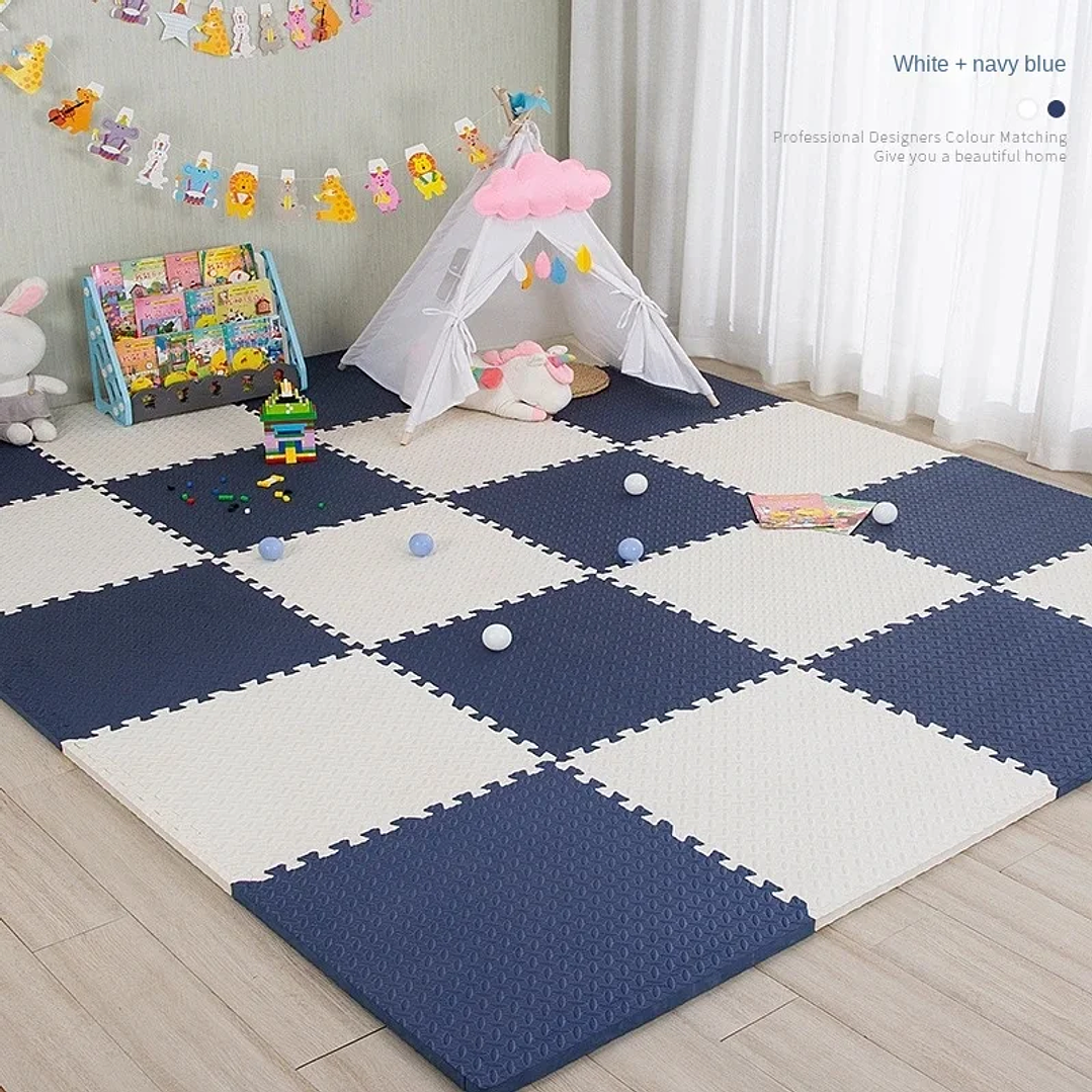 Alfombra de Puzle Infantil 30x30 | Espuma EVA Suave y Antideslizante para Bebés y Niños 14