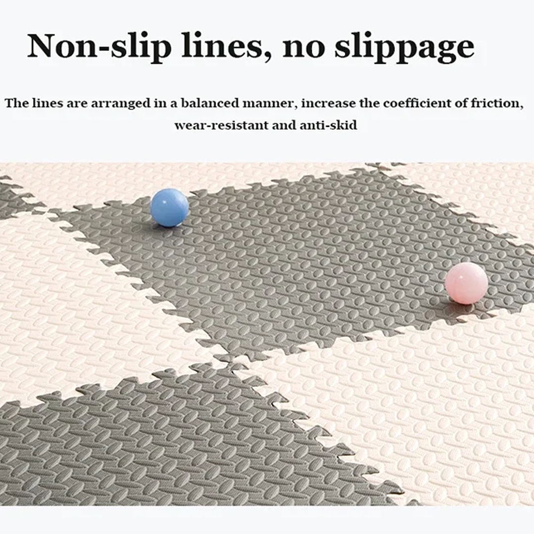 Alfombra de Puzle Infantil 30x30 | Espuma EVA Suave y Antideslizante para Bebés y Niños 29