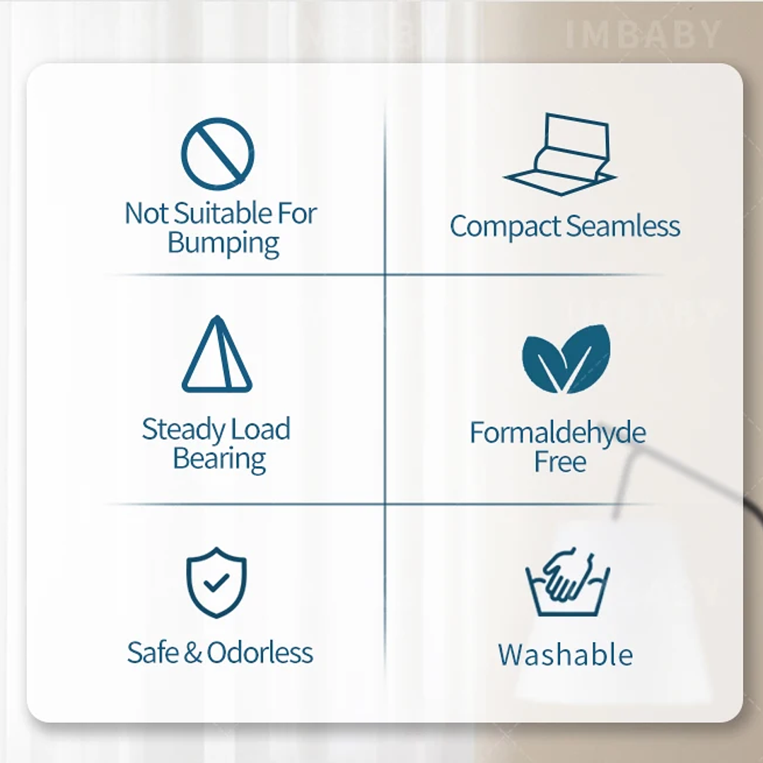 Parque Infantil IMBABY XXL | Valla de Seguridad 150x180 y 180x200 para Bebés y Niños 10