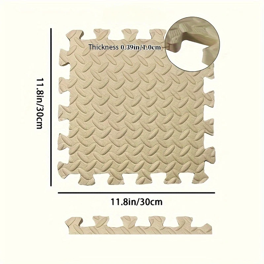 Estera Deportiva EVA 30x30cm | Antideslizante para Yoga, Fitness y Protección de Suelo 8