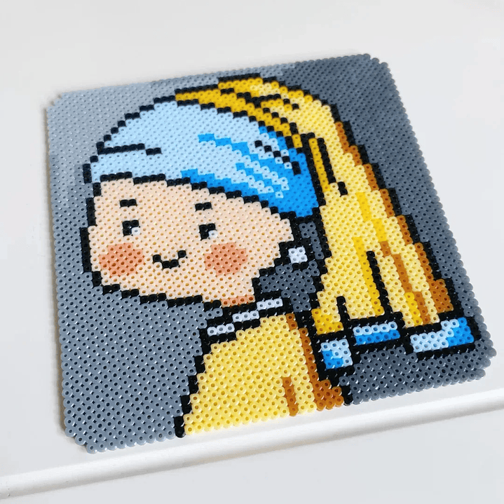 Plantillas Hama PUPUKOU 5mm | Set 8 Piezas Transparentes para Manualidades con Perler Beads 5