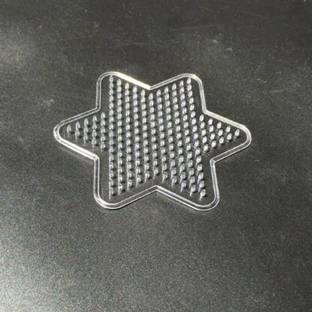 Plantillas Hama PUPUKOU 5mm | Set 8 Piezas Transparentes para Manualidades con Perler Beads 9