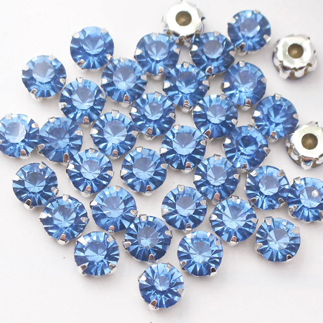 Diamantes de Imitación con Garra Plateada | Cristales para Coser en Ropa y Manualidades 9