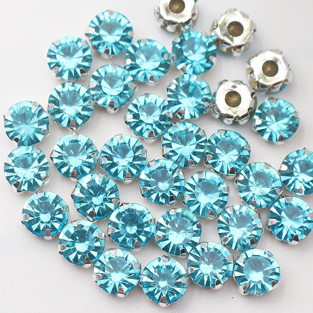 Diamantes de Imitación con Garra Plateada | Cristales para Coser en Ropa y Manualidades 12