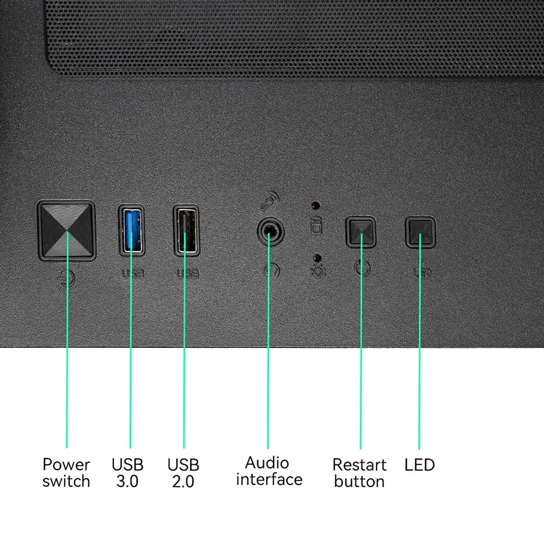 PC Gaming YEAH MAGIC Ryzen 5 | 16GB RAM, 1TB SSD, ARGB, Windows 11 4