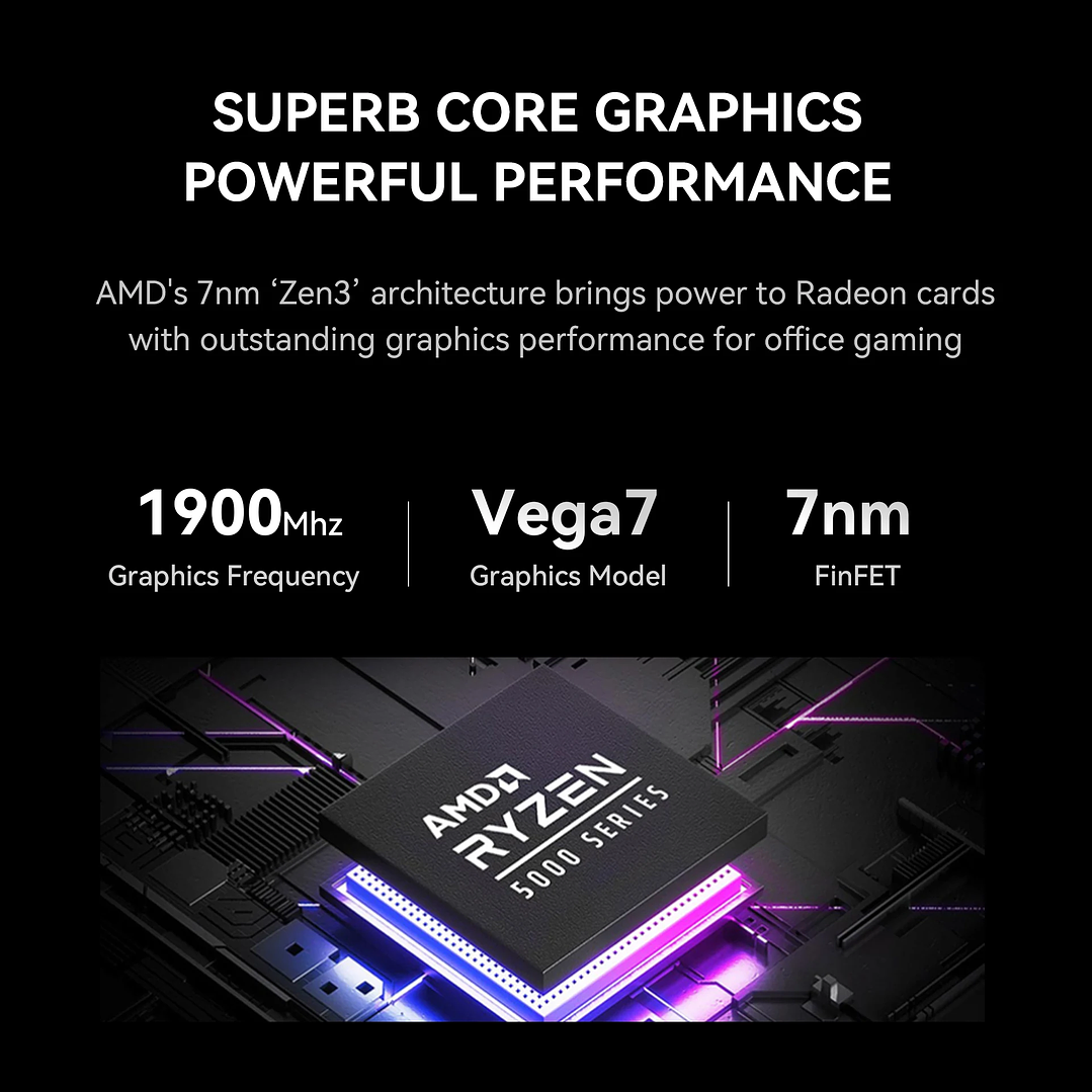 PC Gaming YEAH MAGIC Ryzen 5 | 16GB RAM, 1TB SSD, ARGB, Windows 11 10