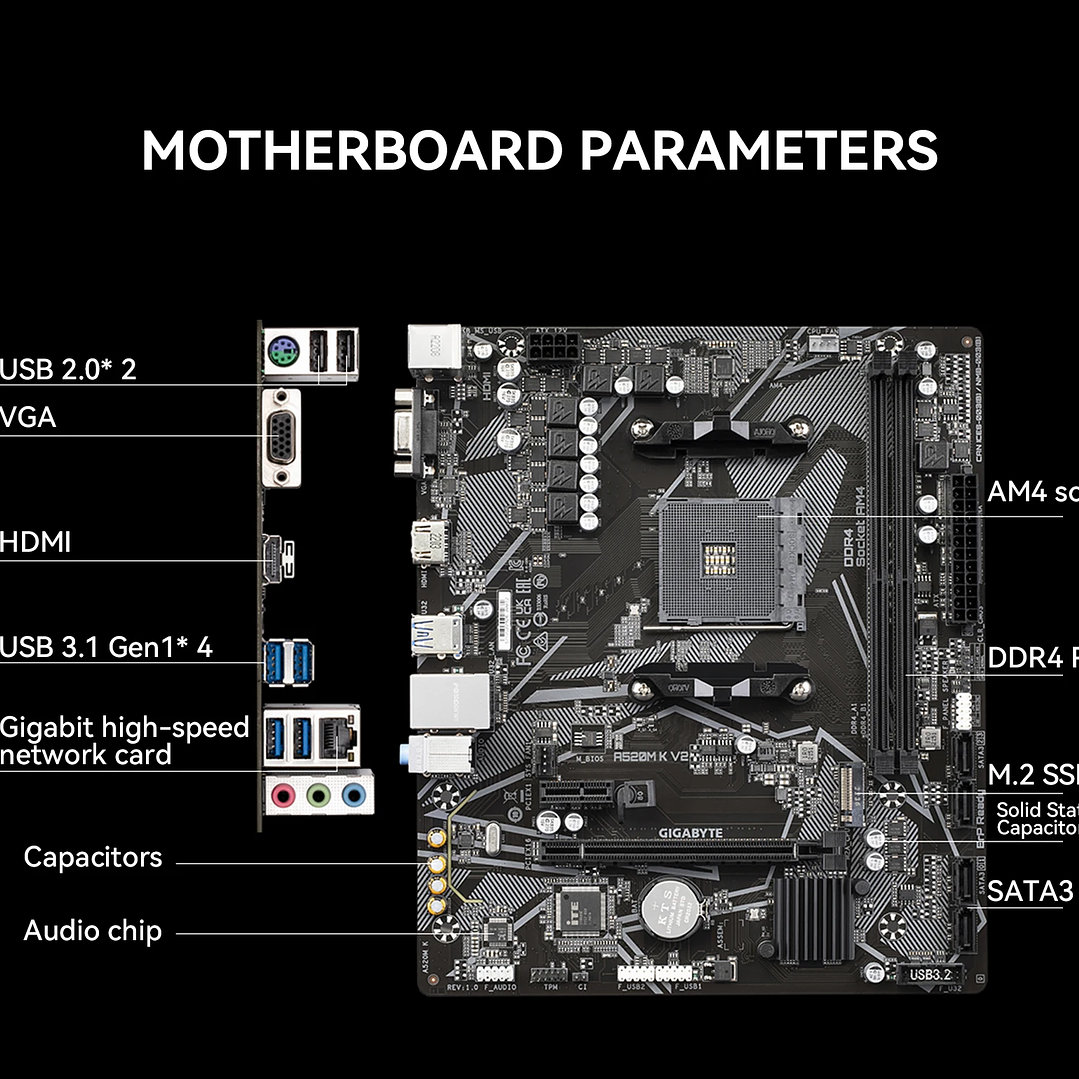 PC Gaming YEAH MAGIC Ryzen 5 | 16GB RAM, 1TB SSD, ARGB, Windows 11 12