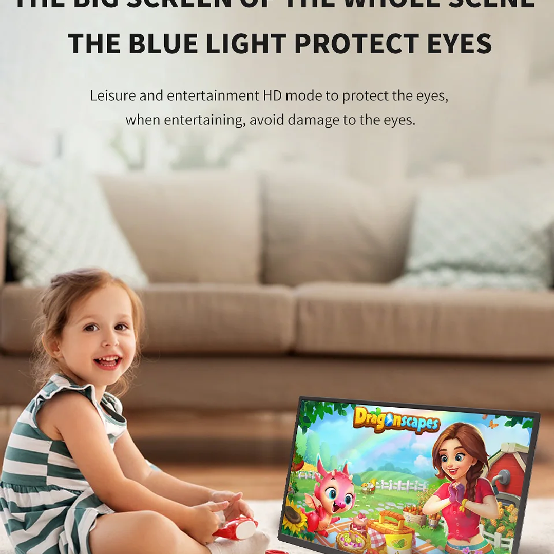 Monitor Portátil HGFRTEE 18.5