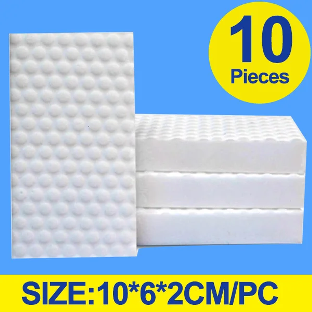 Esponjas Mágicas de Melamina | Pack 20/40/100 para Limpieza sin Químicos 9