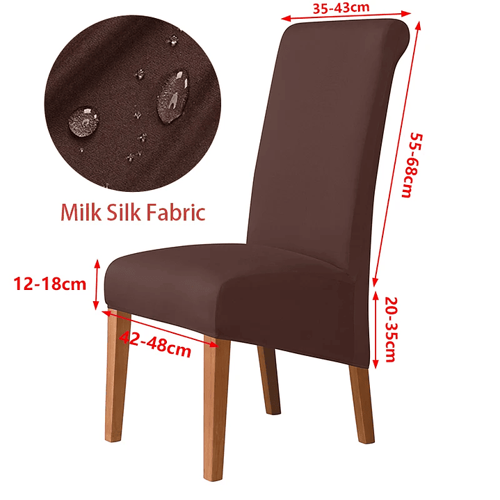 Funda Elástica Impermeable Leorate | Universal para Sillas de Barra, Boda y Hogar 19