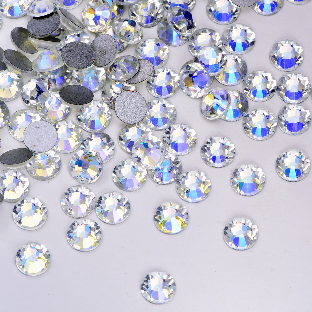 Diamantes de Imitación OLeeya SS3–SS50 | Cristal Brillante sin Fijación para Uñas y Moda 12