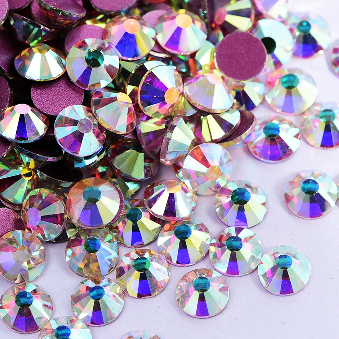 Diamantes de Imitación OLeeya SS3–SS50 | Cristal Brillante sin Fijación para Uñas y Moda 18