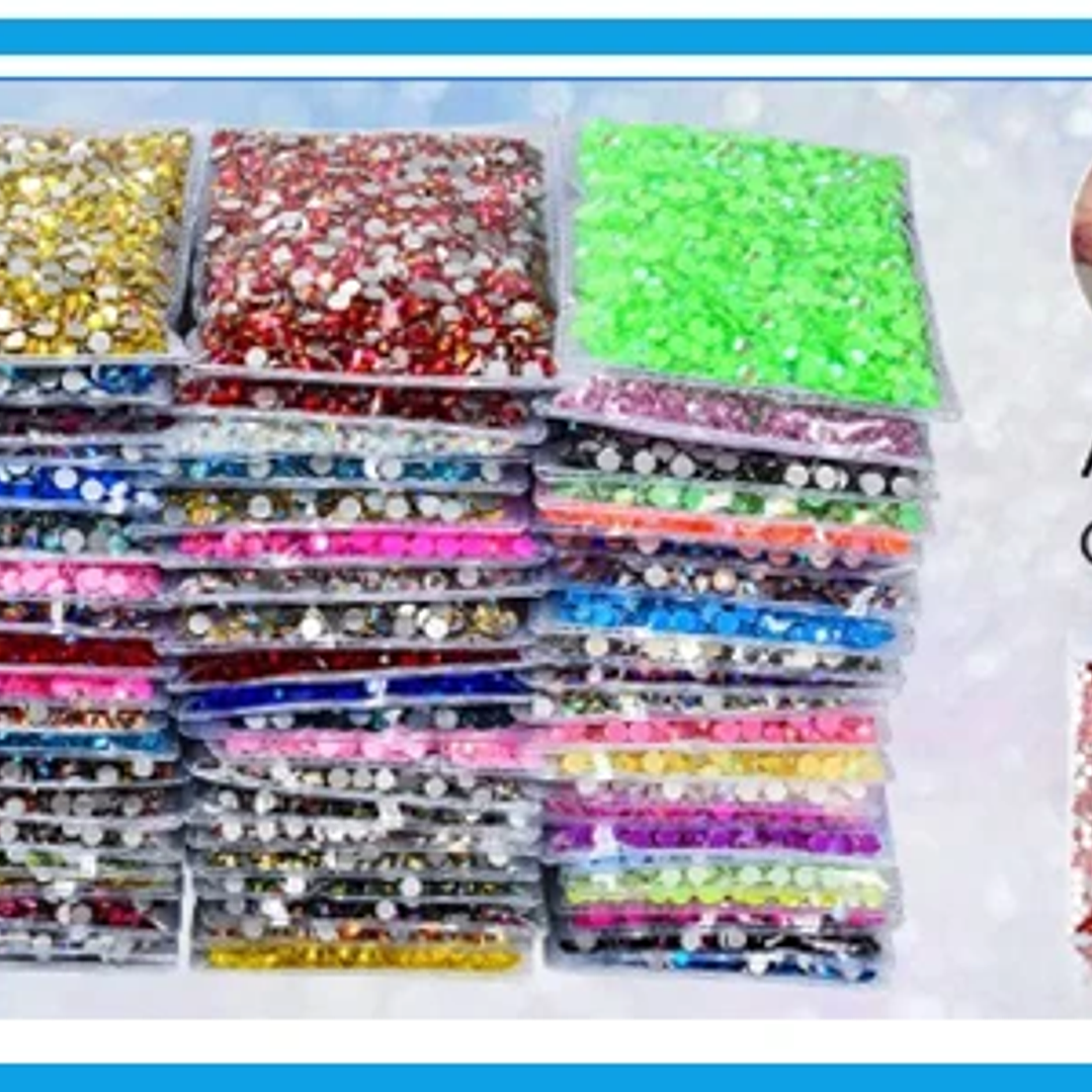 Diamantes de Imitación OLeeya SS3–SS50 | Cristal Brillante sin Fijación para Uñas y Moda 23